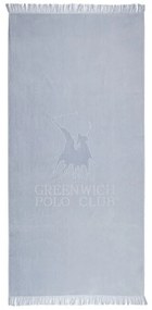 Πετσέτα Θαλάσσης 3624 Silver-Grey Greenwich Polo Club Θαλάσσης 90x190cm 100% Cotton
