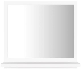 Καθρέφτης Μπάνιου Λευκός 40 x 10,5 x 37 εκ. Μοριοσανίδα - Λευκό