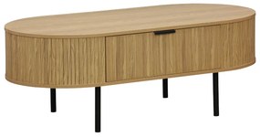 Intrahome Τραπέζι σαλονιού Scandi Intrahome MDF φυσικό με μεταλλικά πόδια 118x60x44εκ | SKU: INTRAPA-371111119