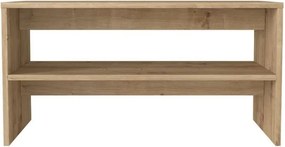 Τραπεζάκι σαλονιού Eleva Megapap χρώμα sapphire oak 90x44,6x46,4εκ.