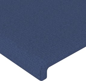 vidaXL Κεφαλάρια Μπλε 200x5x78/88 εκ. Ύφασμα