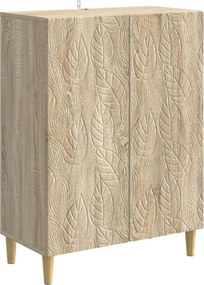 vidaXL Πλαϊνό γραφείο Sonoma Δρυς 66 x 34,5 x 90 εκ Επεξεργασμένο Ξύλο