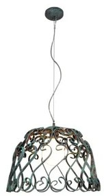 Κρεμαστό Φωτιστικό Οροφής 1xE27 Vintage Φ125cm Lewis Homelighting -77-4023-Λευκό 77-4023