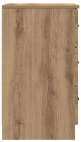 vidaXL Κομοδίνο artisan δρυς 38 x 38 x 66 εκ Επεξεργασμένο ξύλο