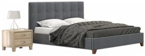 Κρεβάτι Ντυμένο Ν62 S για στρώμα 160χ200 υπέρδιπλο με επιλογή χρώματος