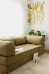 3-Seat Sofa-Bed Nook - Khaki Khaki