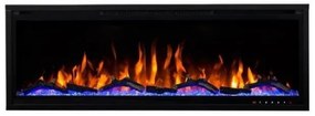 Ηλεκτρικό Τζάκι Επιτοίχιο και Ένθετο LUXURIUS-S400 L.E.D 1600W Hitense-LUXURIUS-S400-Μαύρο LUXURIUS-S400