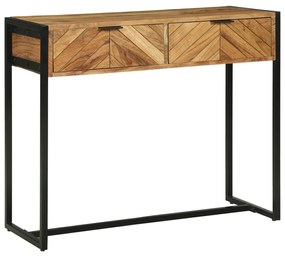 vidaXL Τραπέζι Κονσόλας 90x35x75 εκ Συμπαγές Ξύλου Ακακίας