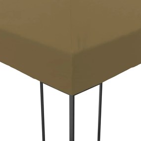 vidaXL Κιόσκι 6 x 3 x 2,7 μ. Taupe 180 γρ/μ²