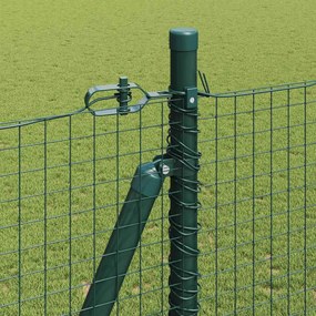 vidaXL Συρματόπλεγμα με Σκυρόδεμα 25 x 1,5 m PVC-Επικαλυμμένο Ατσάλι