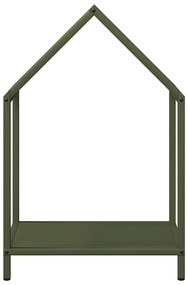 vidaXL Ράφι για καυσόξυλα 40x25x60 εκ. Ατσάλι ψυχρής έλασης