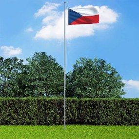 vidaXL Σημαία Τσεχίας 90 x 150 εκ.