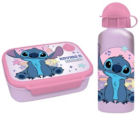 Φαγητοδοχείο 800ml & Παγούρι 500ml Must Lilo & Stitch 000564929