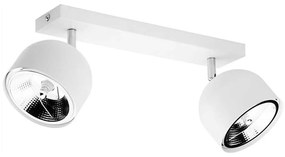 Φωτιστικό Οροφής - Σποτ Altea 6513 2xGU10 AR111 12W 22x17cm White TK Lighting