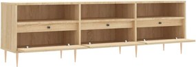 vidaXL Έπιπλο Τηλεόρασης Sonoma Δρυς 150x30x44,5 εκ. Επεξ. Ξύλο