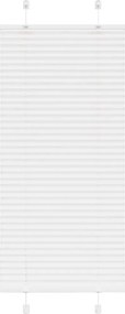 vidaXL Πλισέ περσίδα Λευκό 65x150 cm Πλάτος υφάσματος 64,4 cm