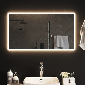 vidaXL Καθρέφτης Μπάνιου με LED 50x90 εκ.