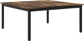 vidaXL Τραπεζάκι σαλονιού Καπνιστό Δρύς 100 x 100 x 45 cm