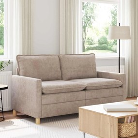 vidaXL Καναπές Μπεζ 156 x 81 x 87,5 εκ Πολυεστέρας