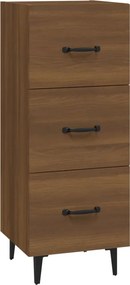 vidaXL Ντουλάπι Καφέ Δρυς 34,5 x 34 x 90 εκ. Επεξεργασμένο Ξύλο
