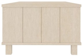 vidaXL Τραπεζάκι Σαλονιού HAMAR Μελί 100x55x35 εκ. Μασίφ Ξύλο Πεύκου