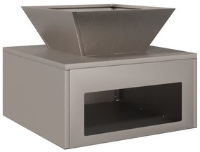 vidaXL Φωτιά 50 x 50 x 40 cm από Corten Ατσάλι