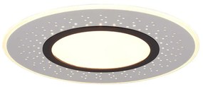 Φωτιστικό Οροφής - Πλαφονιέρα Verus 626910307 30W Led Φ50cm 7,2cm Nickel Mat Trio Lighting Μέταλλο