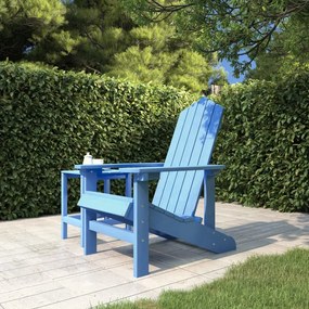 318640 vidaXL Καρέκλα Κήπου Adirondack Θαλασσί από HDPE Μπλε, 1 Τεμάχιο