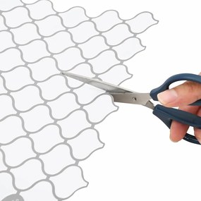 vidaXL Tile Λαμπτήρα 50 pcs Λευκό 27 x 27 εκ. Πολυουρεθάνη και PET