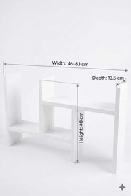 Ράφι Κουζίνας Λευκό COGOL 46x13.5x40