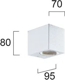 Απλίκα Εξωτερικού Χώρου Viokef Tilos White 4099501