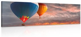 Εικόνα μπαλονιών που πετούν πάνω από τα βουνά - 120x40