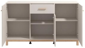 Κομότα - Μπουφές Essex 154 3K1F3V Cashmere 154x42x89 εκ. 154x42x89 εκ.
