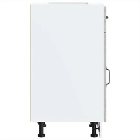 vidaXL ντουλάπι βάσης κουζίνας Kalmar Γκρι sonoma Επεξεργασμένο Ξύλο