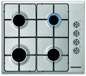 Heinner HBH-S584I-IX Εντοιχισμένη Εστία Αερίου Αυτόνομη Inox 58x51εκ.