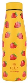 Estia Θερμός Παγούρι Travel Flask Save The Aegean 500ml Berry Bright 01-31534