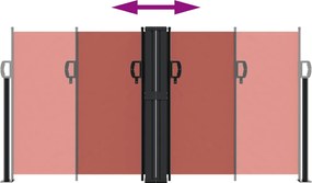 vidaXL Σκίαστρο Πλαϊνό Συρόμενο Τερακότα 120 x 600 εκ.