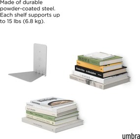 Σετ 3 αόρατα ράφια βιβλίων 13x14 Umbra Conceal sm 330639-560