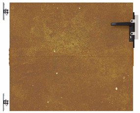 vidaXL Πόρτα Κήπου από Ατσάλι Corten 85x75 εκ.
