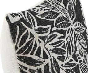 Μαξιλάρι Home ESPRIT Λευκό Μαύρο Έντυπη 45 x 15 x 45 cm