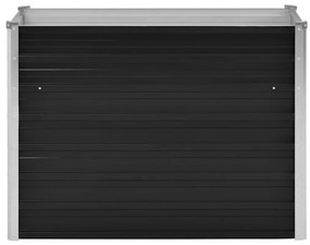 vidaXL Ζαρντινιέρα Υπερυψωμένη Ανθρακί 100x40x77 εκ. Γαλβαν. Χάλυβας