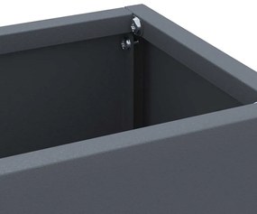 vidaXL Σχέδιο & βάση αποθήκευσης Ανθρακί 28 x 12 x 41 εκ Ατσάλι