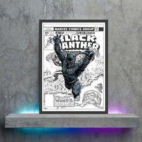 Πόστερ &amp;  Κάδρο Comic Black Panther CM027 40x50cm  Εκτύπωση Πόστερ (χωρίς κάδρο)