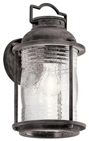 Φανάρι Απλίκα Φωτιστικό Τοίχου 1xE27 IP44 36cm Ashland Bay Elstead Lighting KL-ASHLANDBAY2-M Γκρι