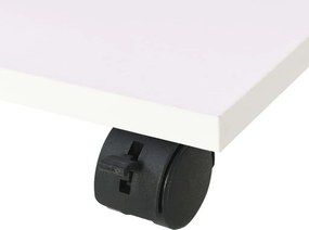 vidaXL Ραφιέρα με Ρόδες Λευκό Χρώμα 50 x 35 x 42 εκ.