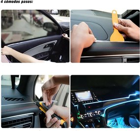 Λωρίδα Σύρματος Νέον OCC Motorsport 3 m Οπτικές ίνες