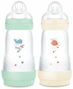 Μπιμπερό MAM Fishes Πράσινο Μπεζ