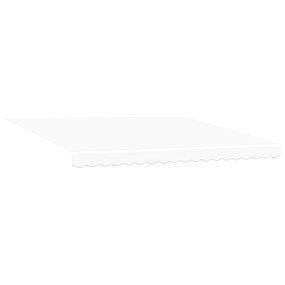 vidaXL Αυτόματη Ανασυρόμενη Τέντα Λευκή 400x300 cm