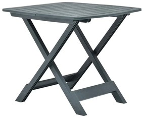 vidaXL Τραπέζι Κήπου Πτυσσόμενο Πράσινο 79 x 72 x 70 εκ. Πλαστικό