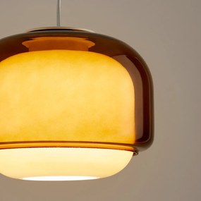 Φωτιστικό από χρωματιστό γυαλί, Kinoko